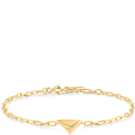 Ania Haie Sunshine Chaser Gold Triangle Kiss Bracelet