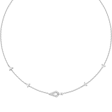 Ania Haie Sunshine Chaser Silver Geometric Necklace