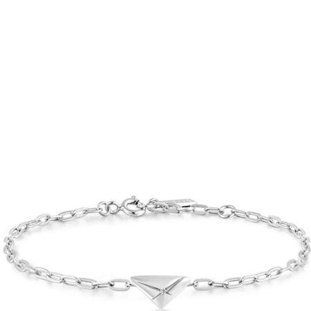 Ania Haie Sunshine Chaser Silver Triangle Kiss Bracelet