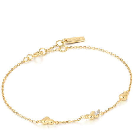 Ania Haie Taking Shape Gold Twisted Wave Chain Bracelet