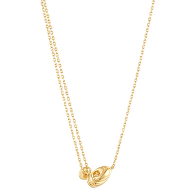 Ania Haie Taking Shape Gold Twisted Wave Mini Necklace
