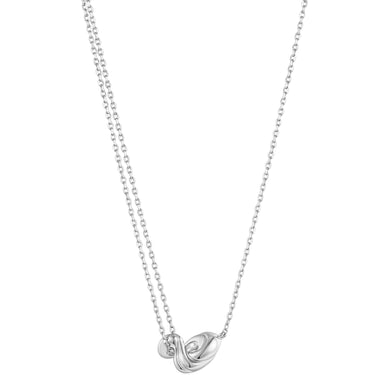 Ania Haie Taking Shape Silver Twisted Wave Mini Necklace