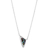 Ania Haie Tough Love Silver Arrow Abalone Pendant Necklace