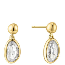 Ania Haie Wanderer Gold Bezel Drop Earring
