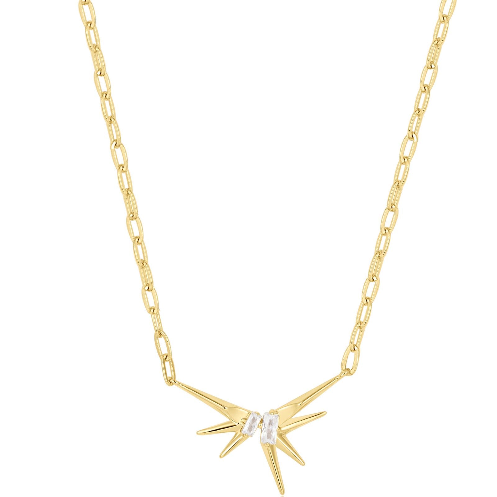 Kiola Designs Golden Spike Necklace | Amazon.com