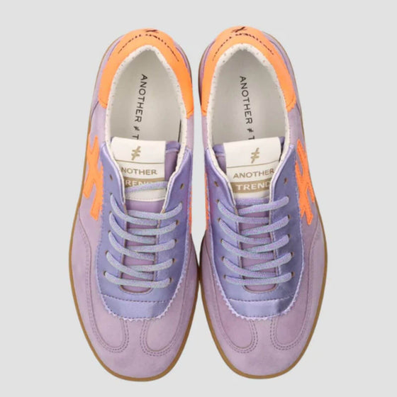 Another Trend Lilac & Orange Suede Sneakers