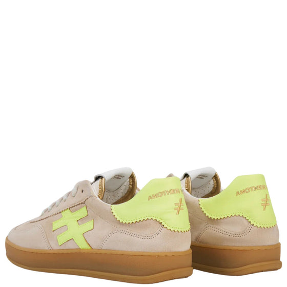 Another Trend Nude & Lime Sneakers