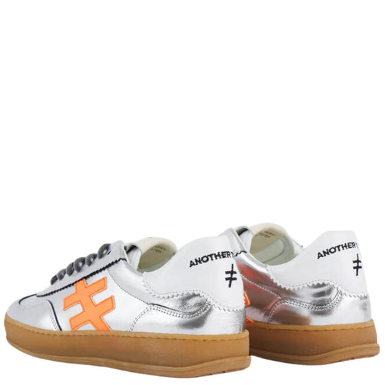 Another Trend Silver & Orange Metallic Sneakers 