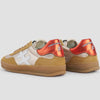 Another Trend Tan & Orange Metallic Sneakers