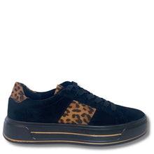 ara-black-suede-leopard-inner-zip-slim-sole-sneakers