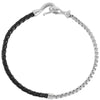 bartlett-gents-black-leather-silver-chain-hook-bracelet