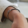 bartlett-gents-black-leather-silver-chain-hook-bracelet