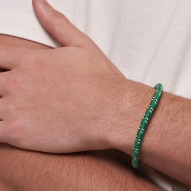 Bartlett Gents Green Cord Bracelet