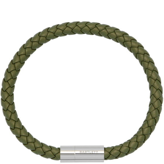 bartlett-gents-khaki-leather-cord-bracelet