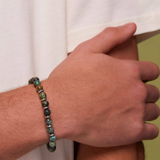 bartlett-gents-light-green-moss-bead-bracelet