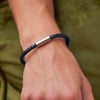 bartlett-gents-navy-leather-bracelet