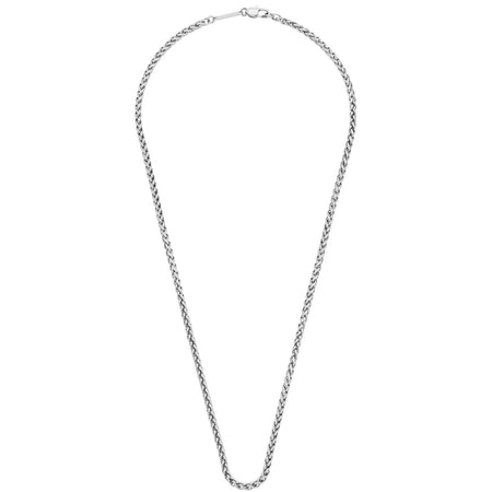 Bartlett Gents Spiga Chain Silver Necklace