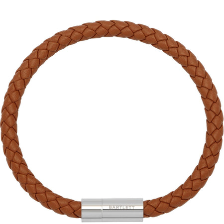 Bartlett Gents Tan Leather Cord Bracelet