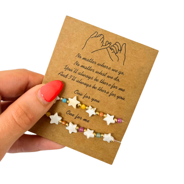 BeJeweled At Soul Friendship Star Bead Bracelet Pair