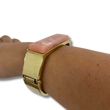 BeJeweled At Soul Chunky Gold & Orange Bangle