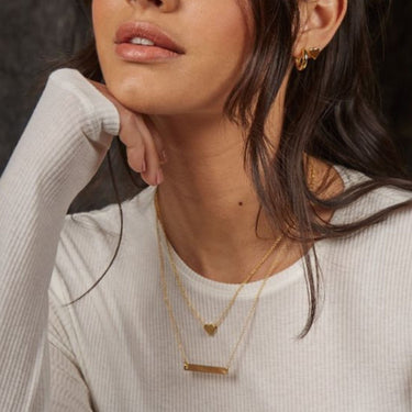 BeJeweled Bespoke Gold Plate & Chain