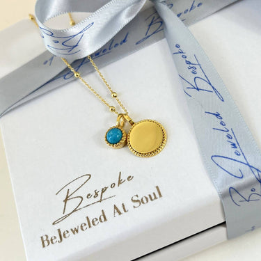 bejeweled-bespoke-gold-summer-turquoise-pendant-disc-chain