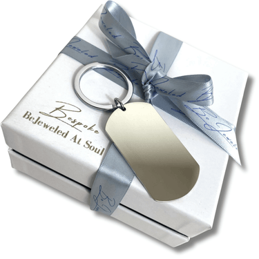 engravable keyring gift wrapped