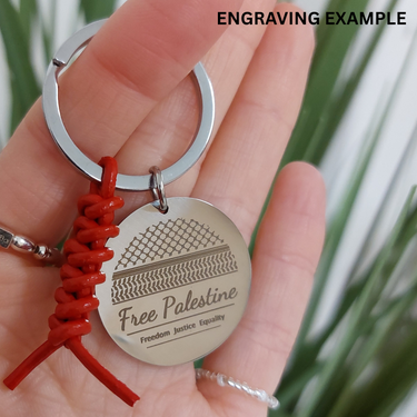 engravable stainless steel keyring