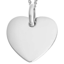 BeJeweled Bespoke Silver Heart Pendant