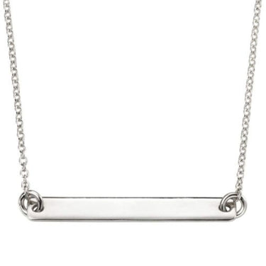 BeJeweled Bespoke Silver Plate & Chain