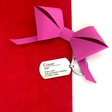 BeJeweled Bespoke Valentines Noun Oval Stainless Steel Keyring