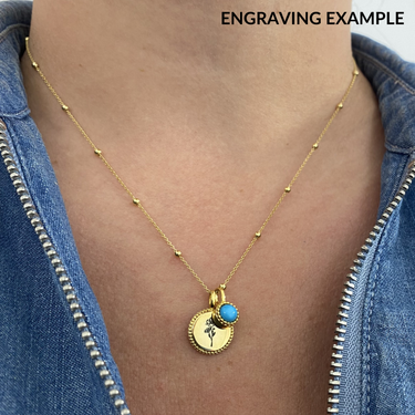 birthflower-engraving-on-gold-necklace