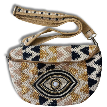 black-cream-woven-crossbody-bag
