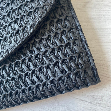 black-raffia-clutch-bag