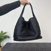 black-woven-2-in-1-shoulder-bag