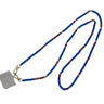 blue bead phone chain lanyard
