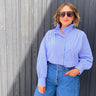blue-red-striped-ruffle-neck-shirt
