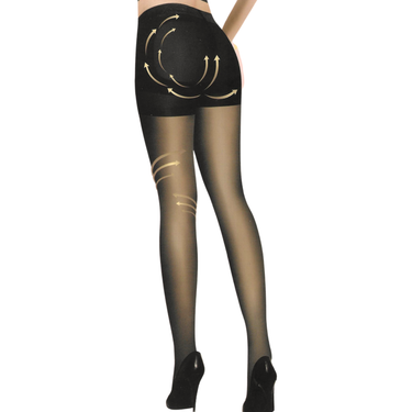 ladies brown control tights 40 denier