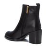 Carmela Black Classic Block Heel Boots