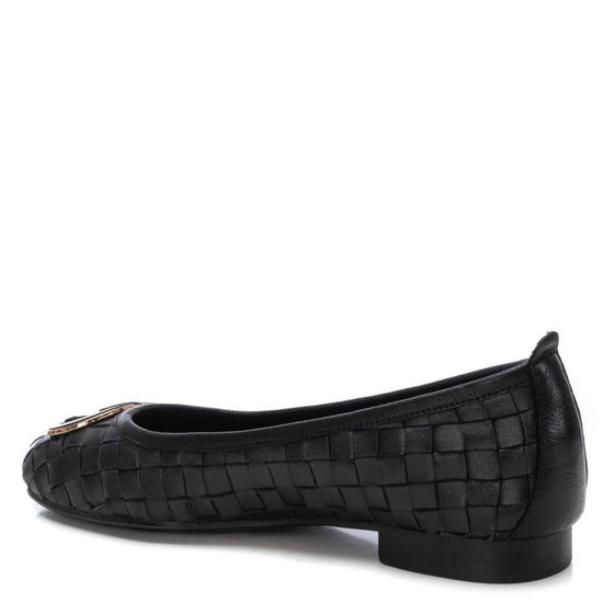 carmela-black-leather-classic-ballet-flats