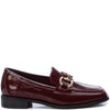 Carmela Burgundy Patent Leather Square Toe Loafers