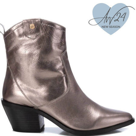 Carmela Metallic Pale Bronze Western Boots