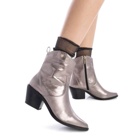 Carmela Metallic Pale Bronze Western Boots