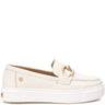 Carmela Soft Cream Leather Slip On Shoes