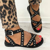 carmela-studded-black-strappy-flat-sandals