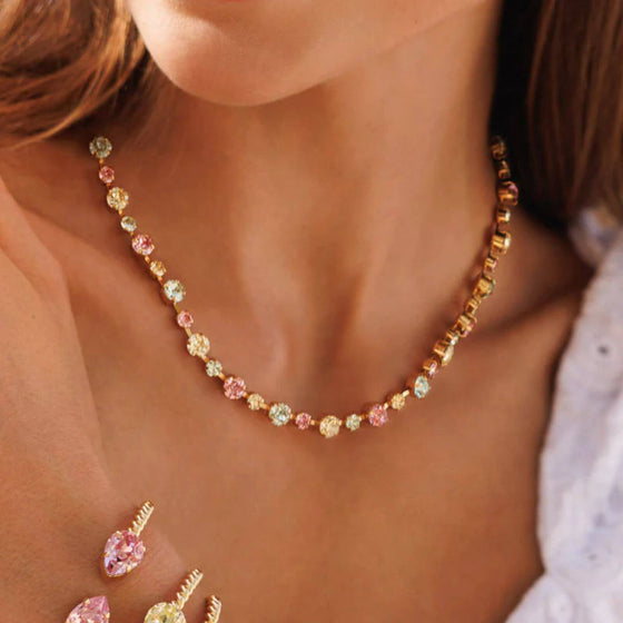 Caroline Svedbom Gold Calanthe Necklace - Summer Combo