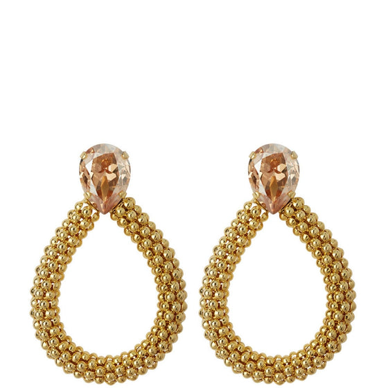 Caroline Svedbom Gold Classic Rope Earrings - Golden Shadow