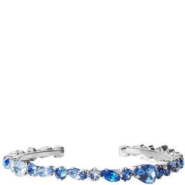 Caroline Svedbom Silver Antonia Bangle - Blue Combo