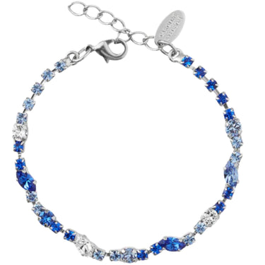 Caroline Svedbom Silver Antonia Bracelet - Blue Combo