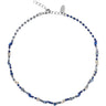 Caroline Svedbom Silver Antonia Necklace - Blue Combo